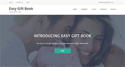 Desktop Screenshot of easygiftbook.com